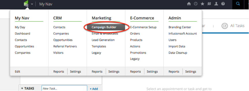 Step 1 - Campaign Builder