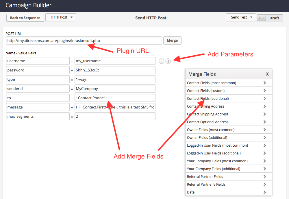 Step 4 - Configure Parameters