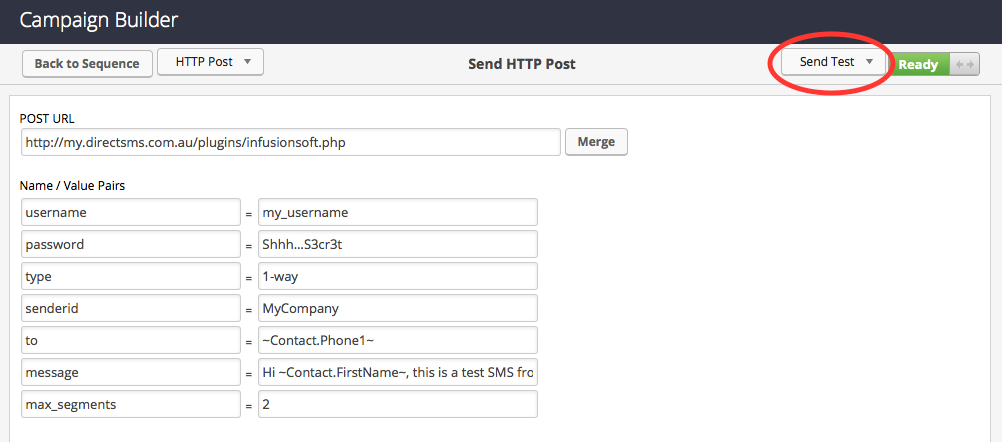 Step 6 - Send Test Messages