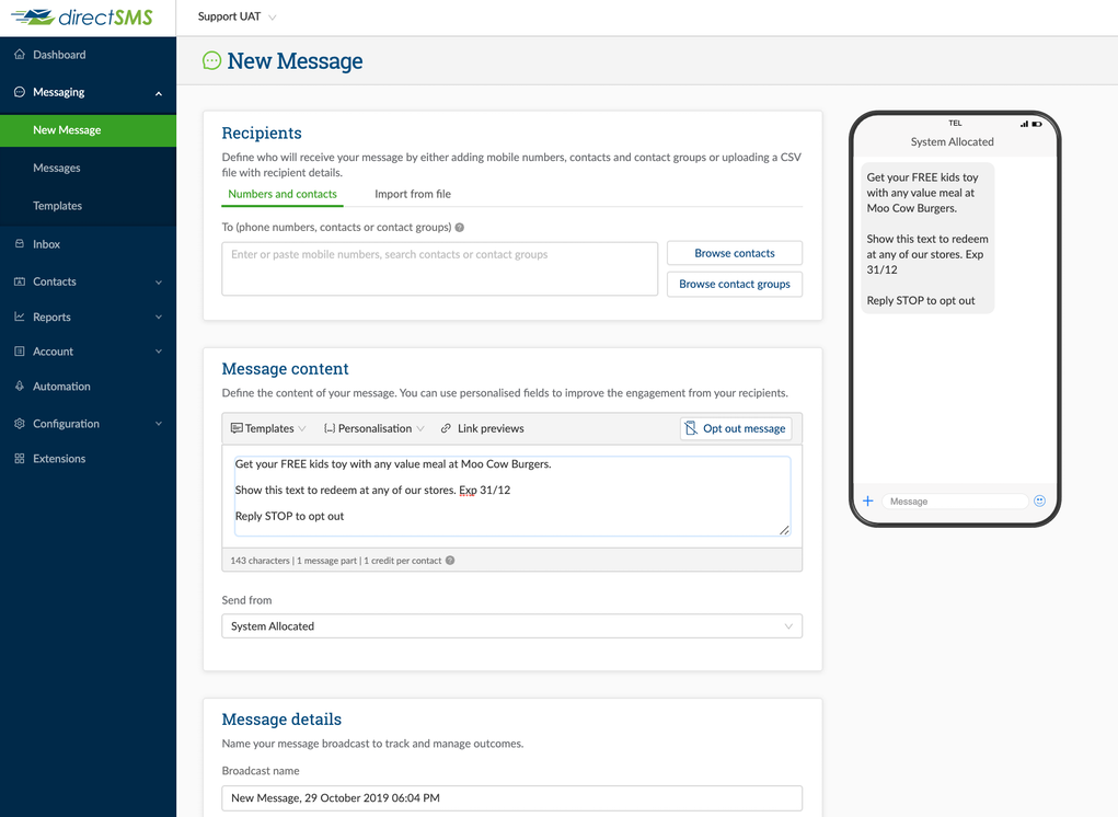 SMS Marketing Campaigns