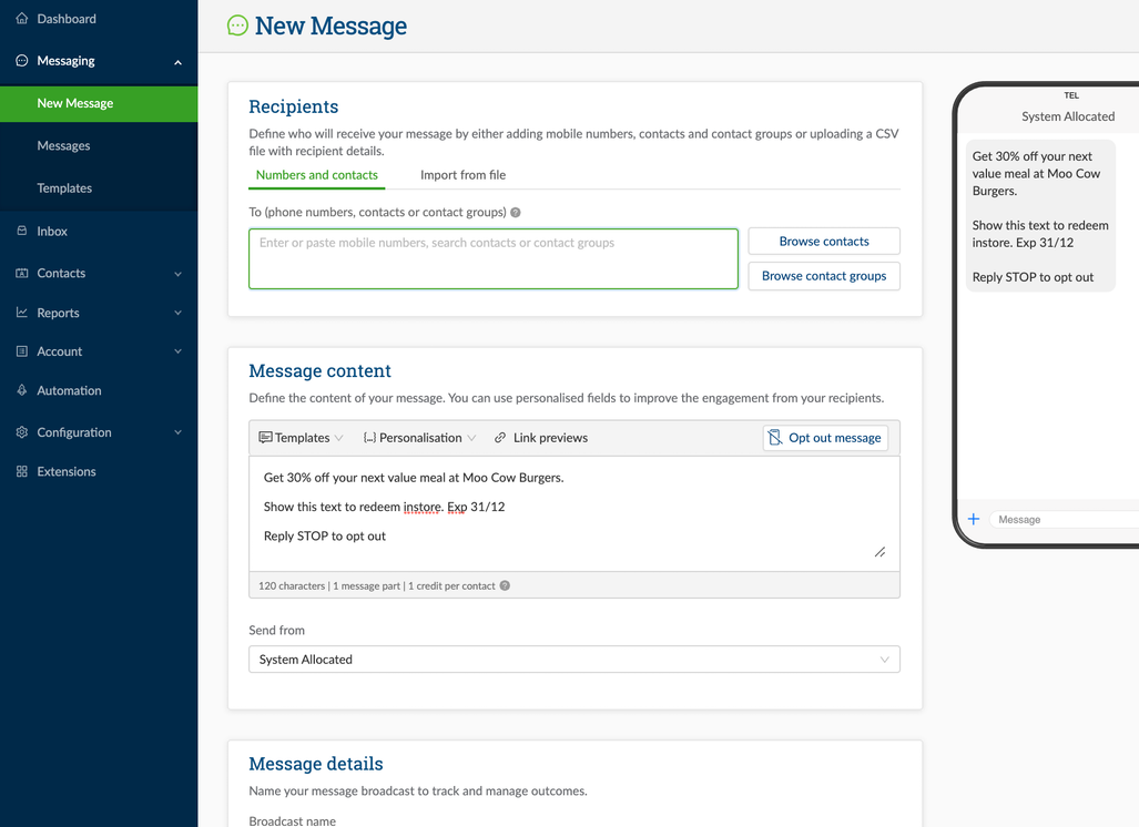 SMS Marketing Campaigns